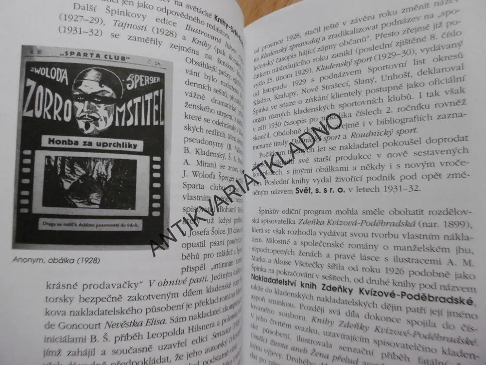 NAKLADATELSKÉ KLADNO, Z DĚJIN KLADENSKÉ KNIŽNÍ KULTURY, ALEŠ ZACH, **an