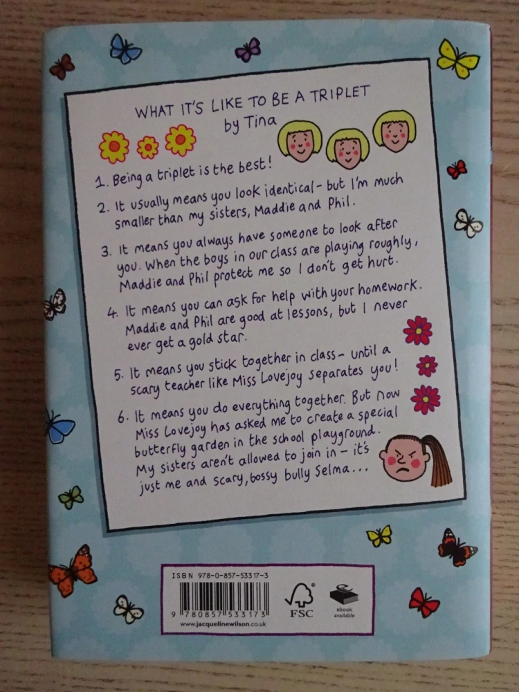 THE BUTTERFLY CLUB, JACQUELINE WILSONOVÁ, ANGLICKY, **an