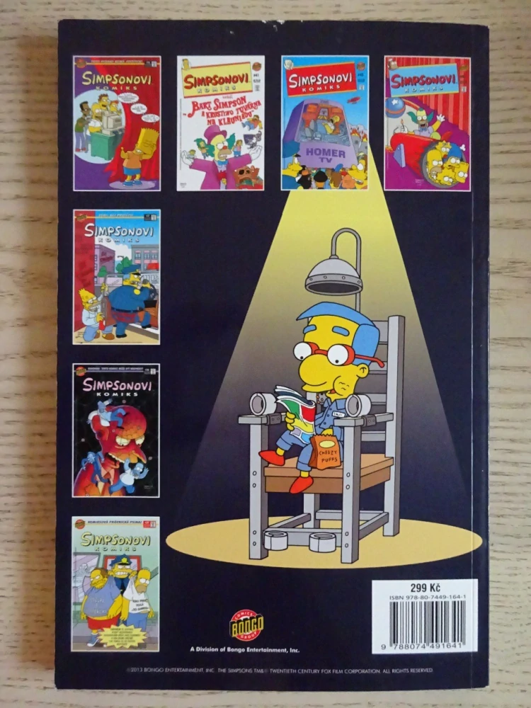 SIMPSONOVI, KOMIKSOVÝ ÚLET, KOMIKS, **an