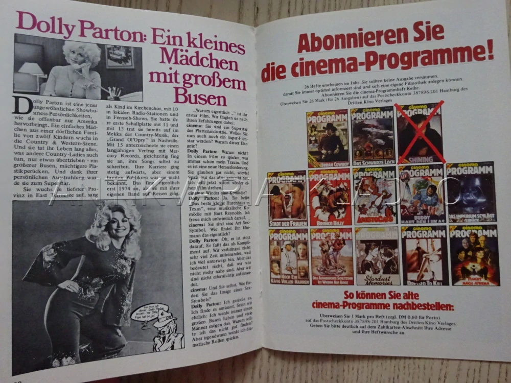OD DEVÍTI DO PĚTI, DOLLY PARTON, JANE FONDA, BIO PROGRAM NĚMECKY