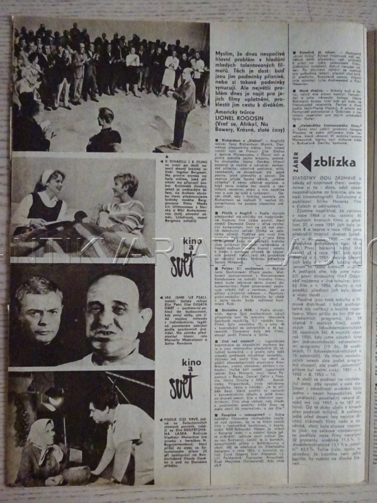 KINO, ROČ. XX, Č. 20, ČASOPIS, GRETA GARBO