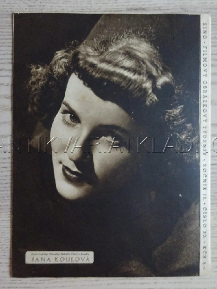 KINO, ROČ. II, Č. 33, ČASOPIS, ZDENKA PROCHÁZKOVÁ