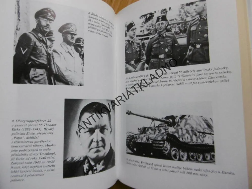 ČERNÍ ANDĚLÉ, HISTORIE ZBRANÍ SS, VÁLKA, **an