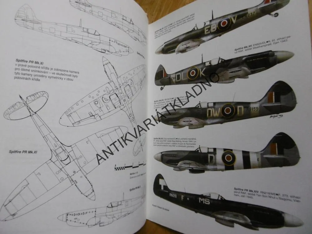 SUPERMARINE SPITFIRE, ALFRED PRICE, MONOGRAFIE 1-2,