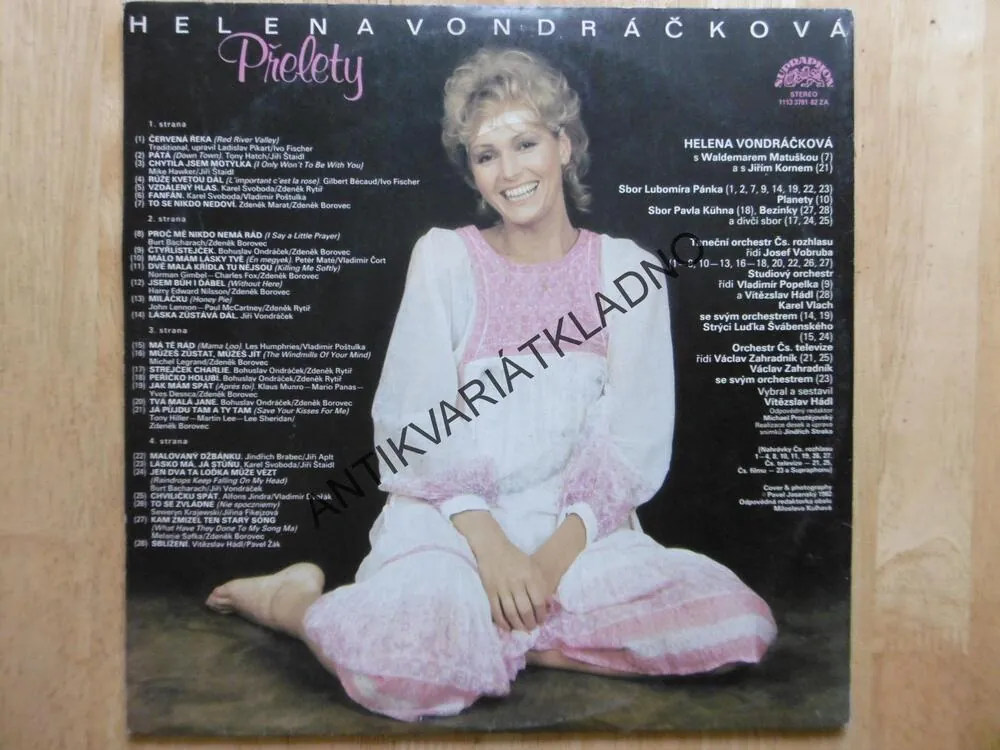 HELENA VONDRÁČKOVÁ, PŘELETY, 2 LP, + plakát