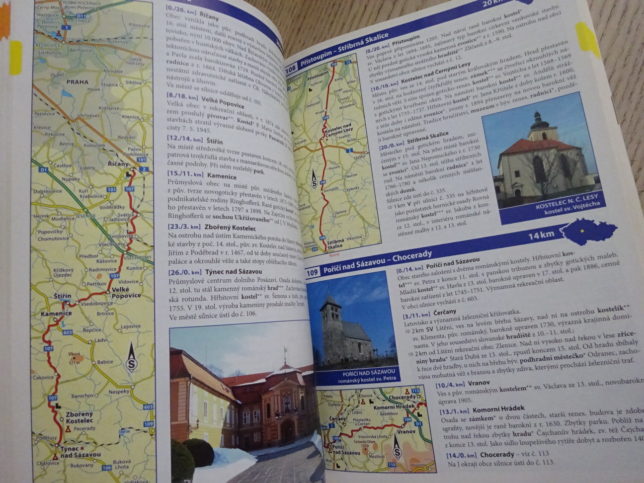 MOTORISTICKÝ PRŮVODCE PO SILNICÍCH ČESKÉ REPUBLIKY, MAPA, **an