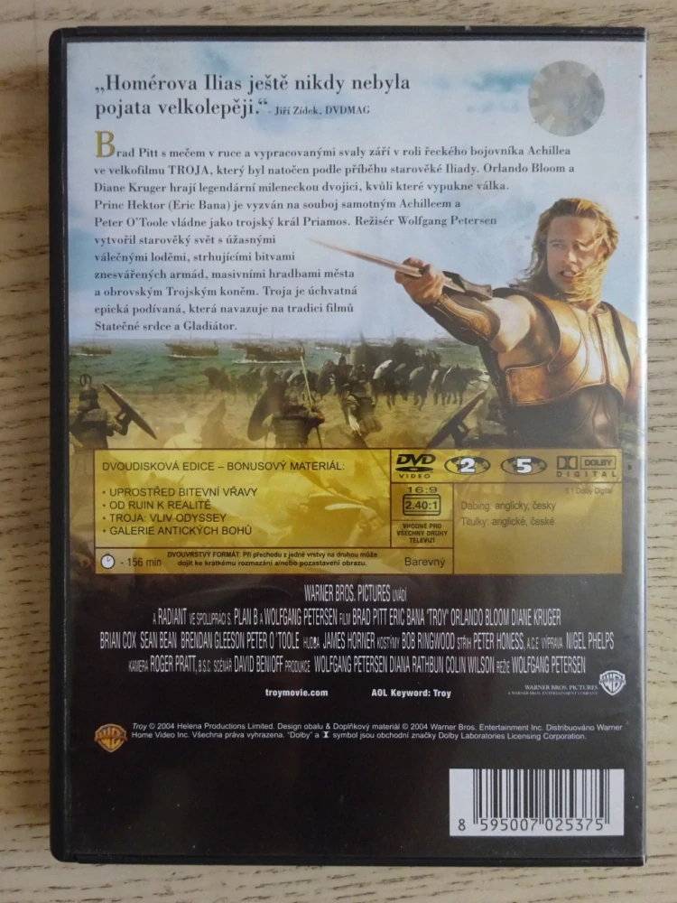 TROJA, DVD FILM
