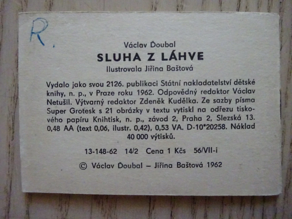 SLUHA Z LÁHVE, EDICE KUKÁTKO