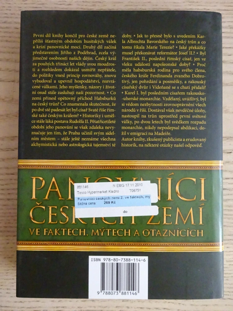 PANOVNÍCI ČESKÝCH ZEMÍ VE FAKTECH, MÝTECH A OTAZNÍCÍCH, VLADIMÍR LIŠKA, **an