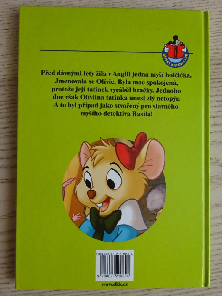 SLAVNÝ MYŠÍ DETEKTIV, WALT DISNEY, **an