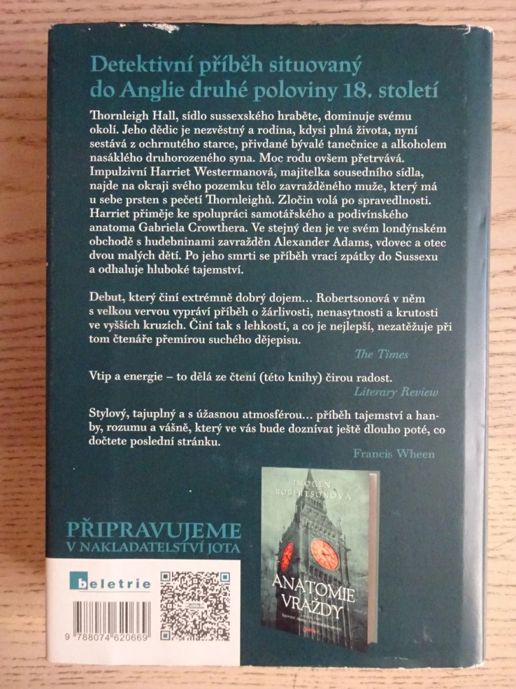 NÁSTROJE TEMNOTY, IMOGEN ROBERTSONOVÁ, **an