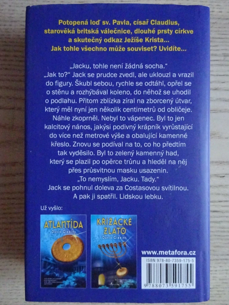 NEJVZÁCNĚJŠÍ RUKOPIS, DAVID GIBBINS, **an
