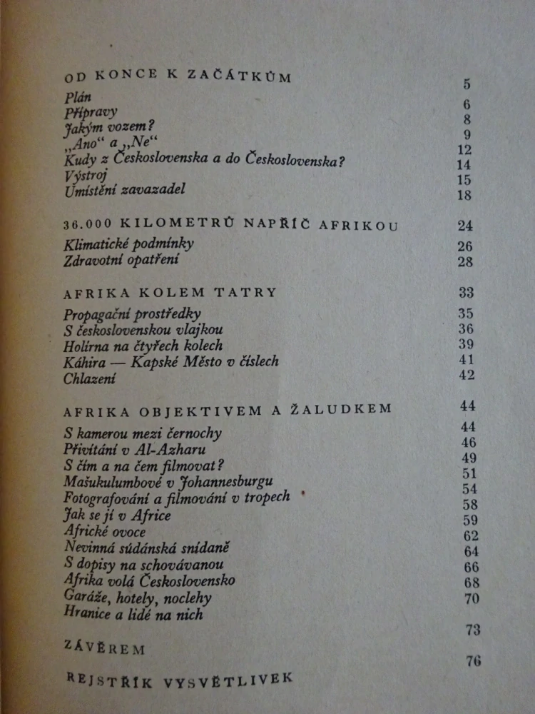 AFRIKA KOLEM TATRY, JIŘÍ HANZELKA, MIROSLAV ZIKMUND, **an