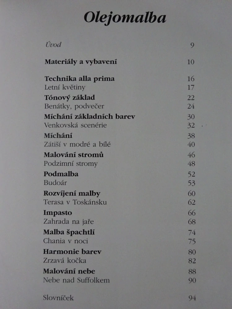 KURZ OLEJOMALBA, KROK ZA KROKEM, **an