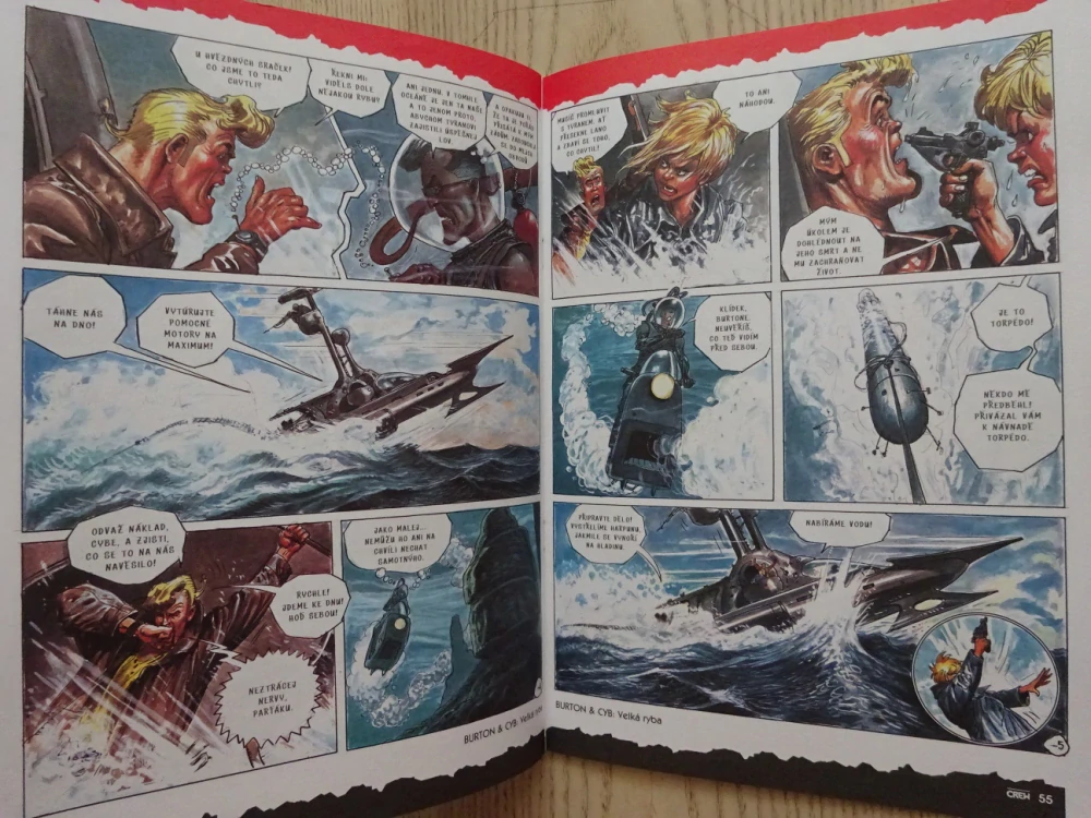 KOMIKS CREW, 6/97, SLÁINE, HELLBOY, BURTON A CYB, JOHNNY NEMO
