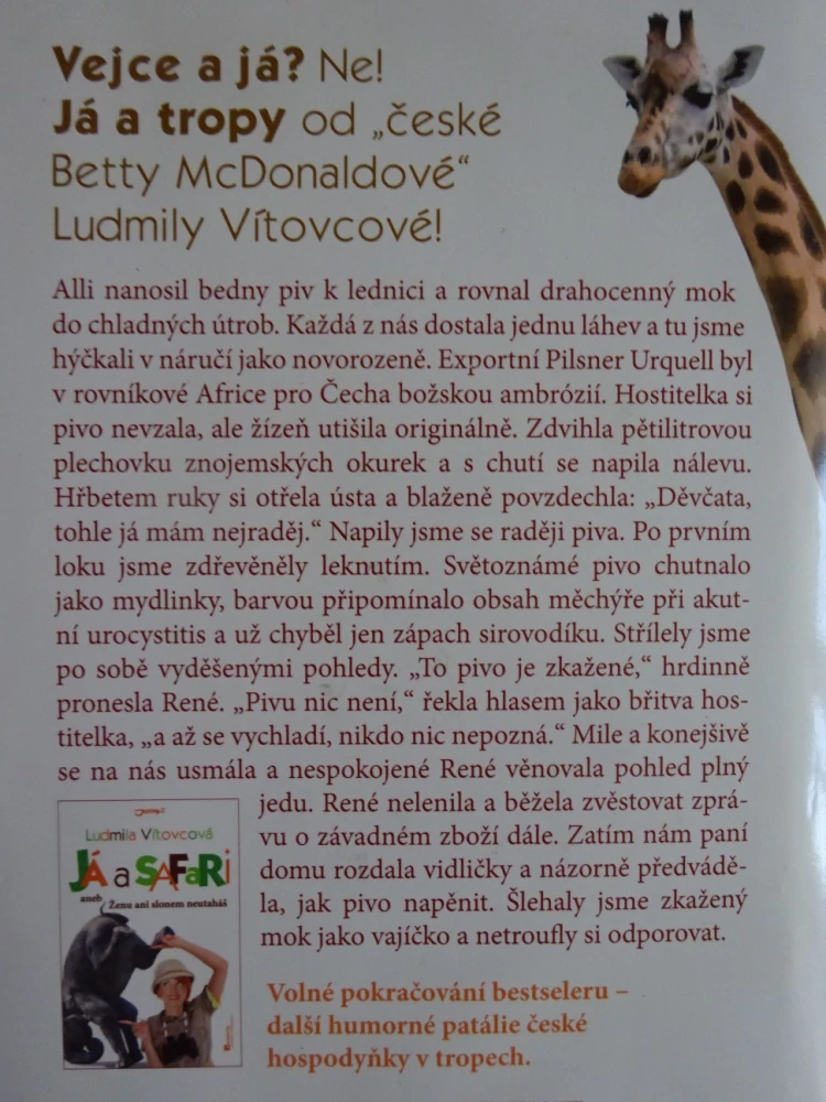 JÁ A TROPY, LUDMILA VÍTOVCOVÁ, **an