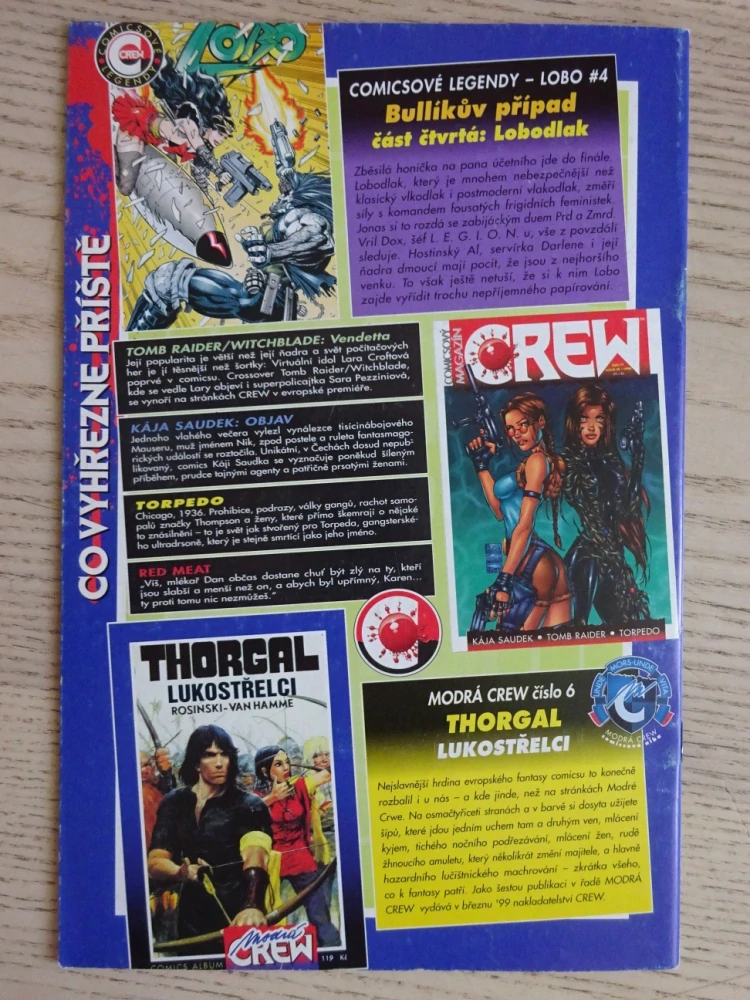 LOBO 3, CREW, BULLÍKŮV PŘÍPAD 3/4, **an