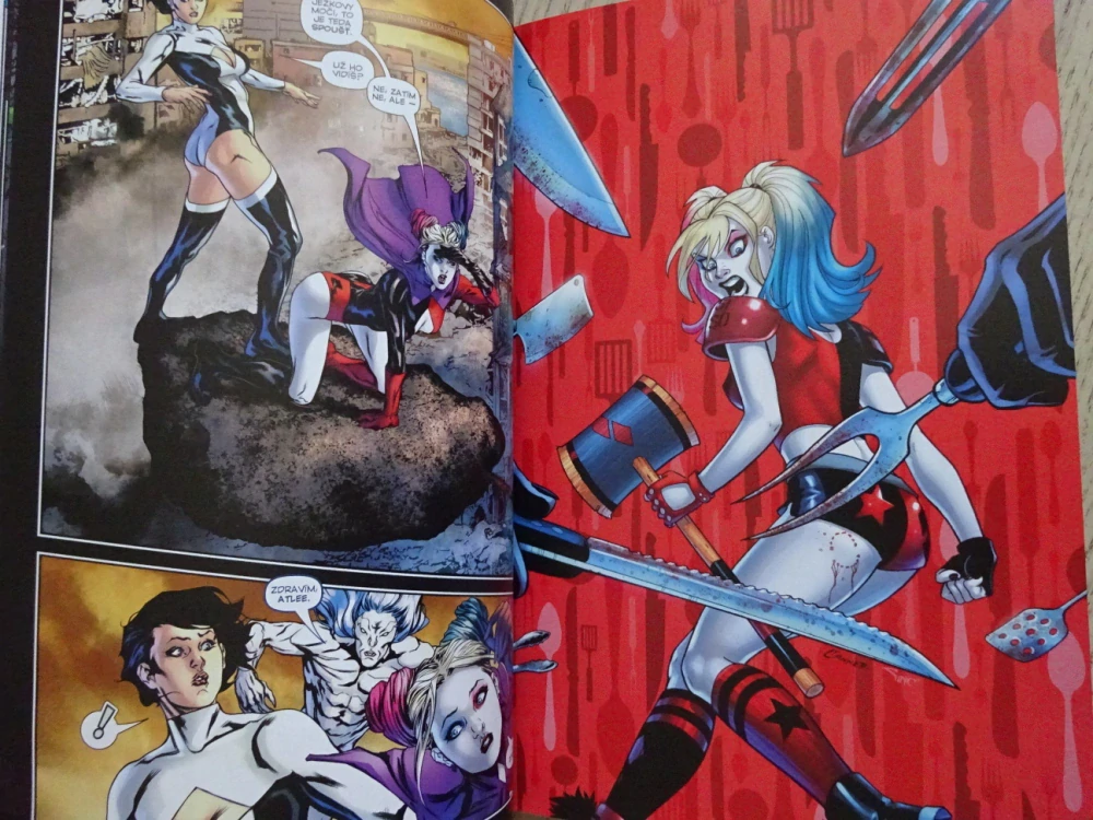 HARLEY QUINN, ČERVENÉ MASO, KOMIKS DC COMICS, **an