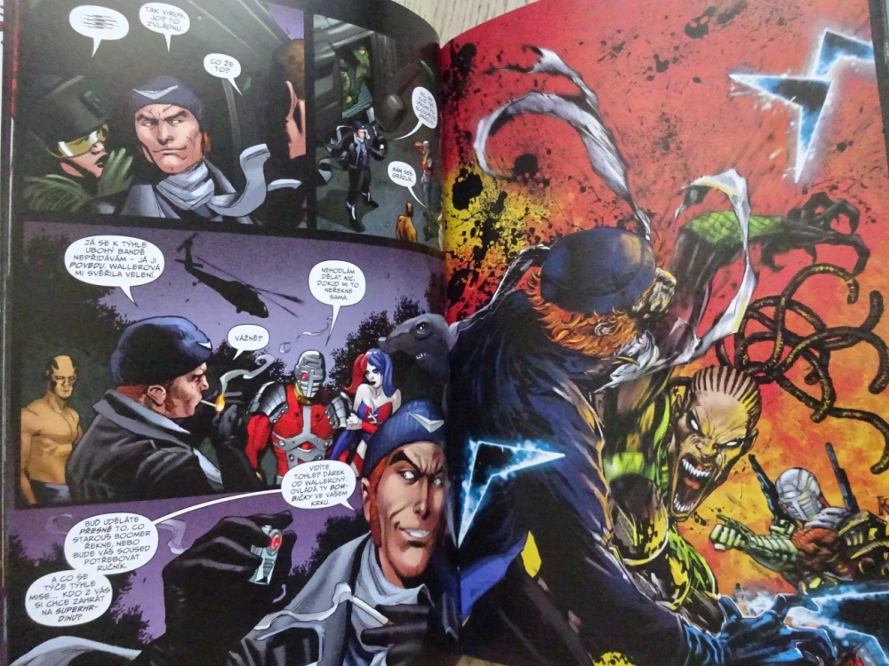 SEBEVRAŽEDNÝ ODDÍL, KOPANEC DO ZUBŮ, KOMIKS DC COMICS, **an