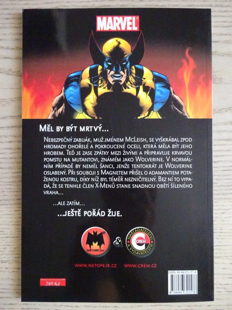 WOLVERINE, JEŠTĚ ŽIJU, MARVEL KOMIKS, **an