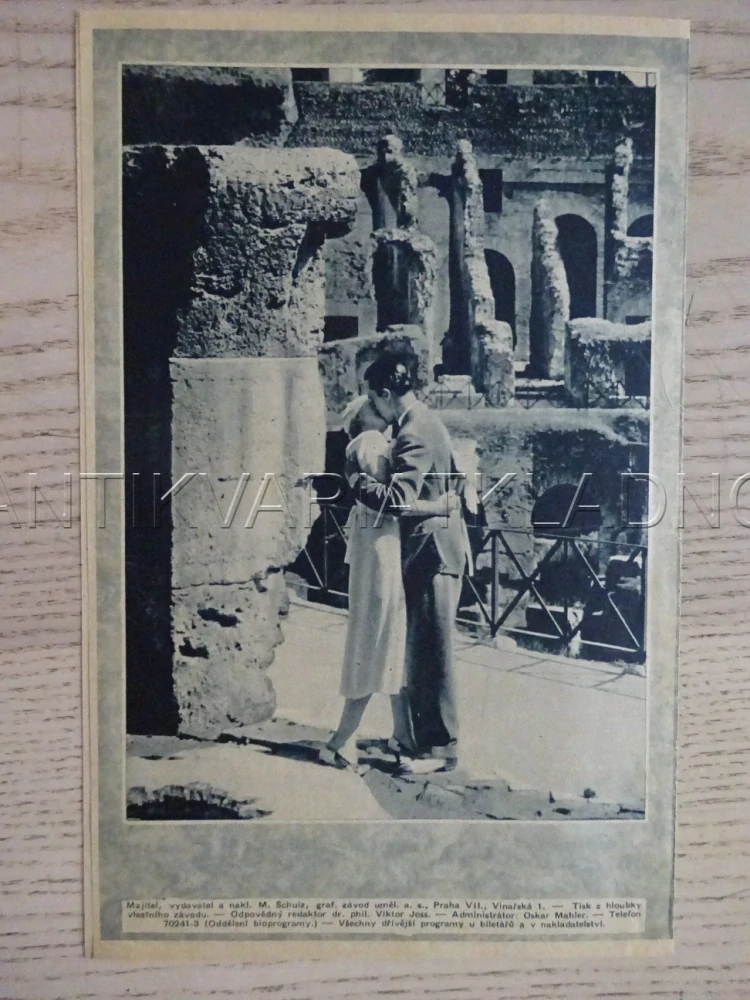 PÍSEŇ SLUNCE, L. VOLPI, BIO PROGRAM Č. 96, 1933