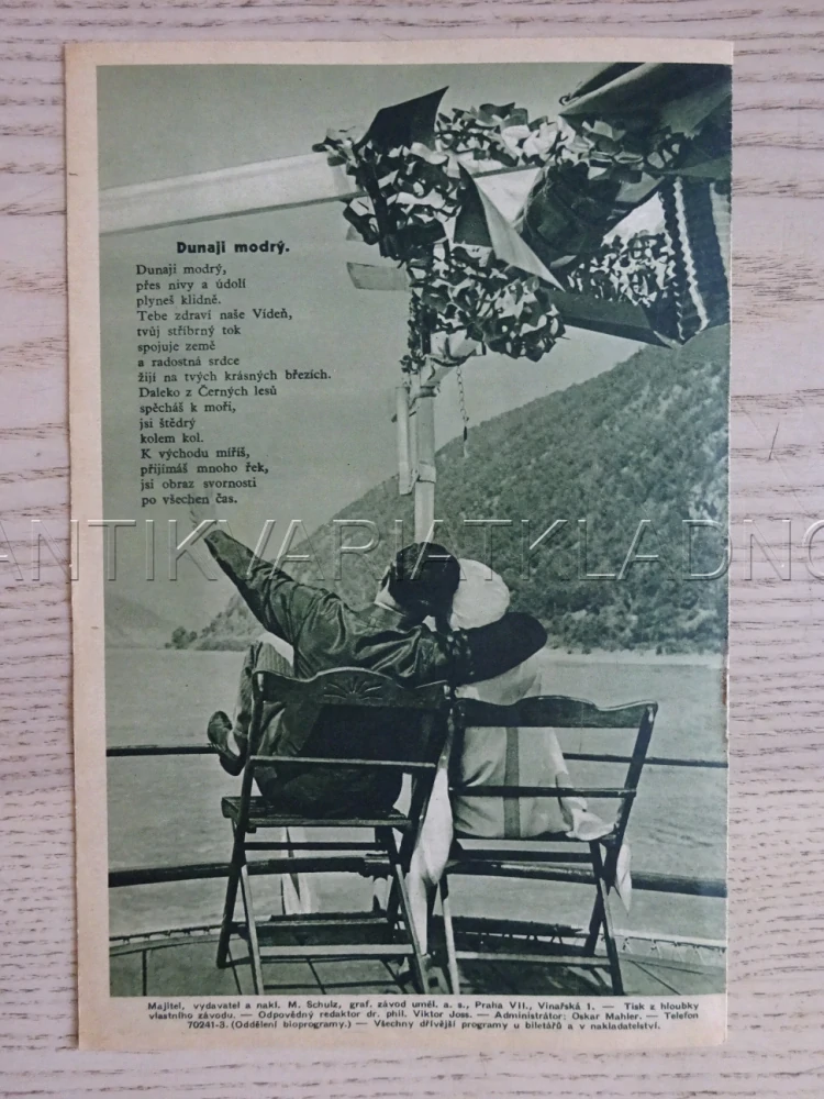 JARNÍ ŠEPOT, A. KERNOVÁ, BIO PROGRAM Č. 122, 1934