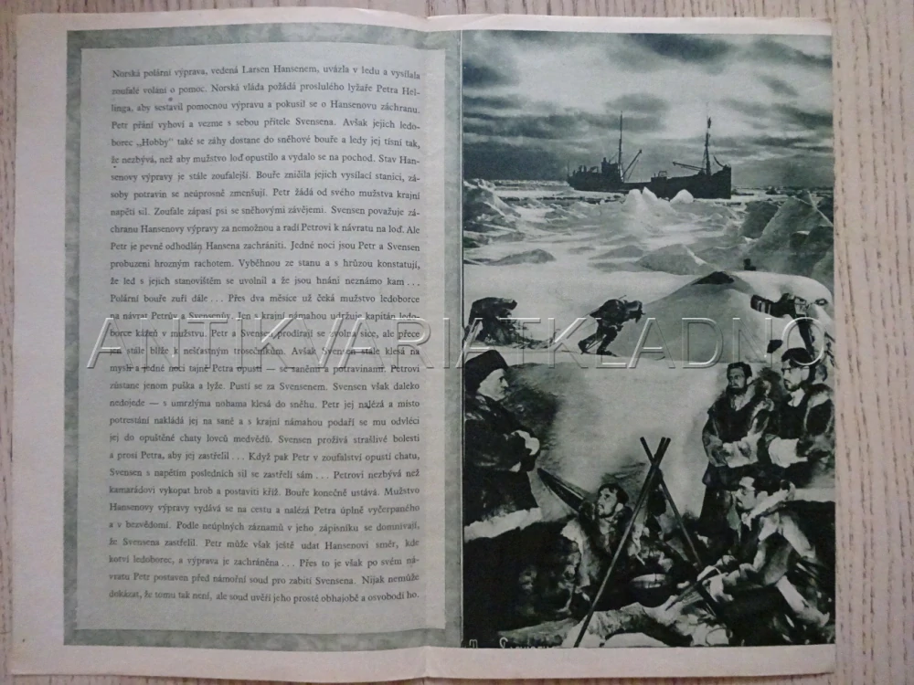 POLÁRNÍ BOUŘE, L. TRENKER, BIO PROGRAM Č. 150, 1934