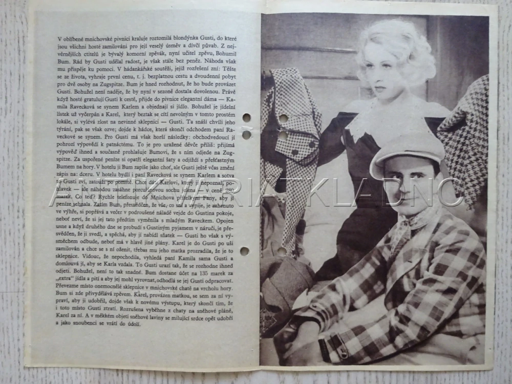MILOVÁNÍ VE SNĚHU, D. KREYSLER, BIO PROGRAM Č. 180, 1934