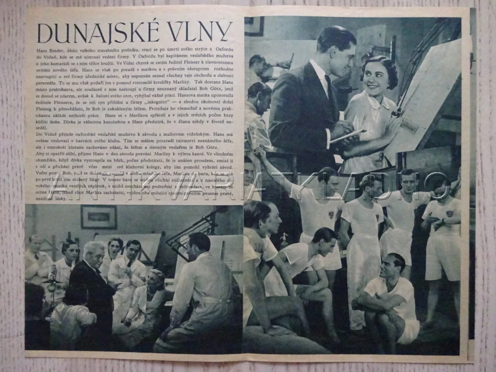 DUNAJSKÉ VLNY, R. WANKA, BIO PROGRAM Č. 346, 1936