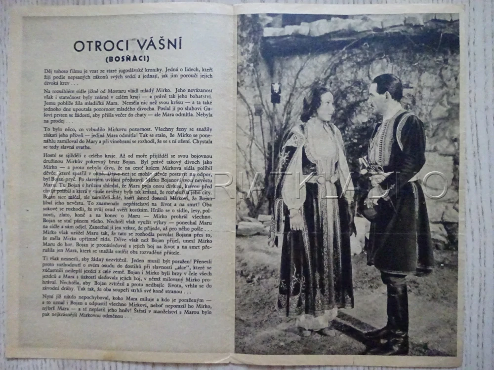 OTROCI VÁŠNÍ (BOSŇÁCI), W. EICHBERGER, BIO PROGRAM Č. 350, 1934
