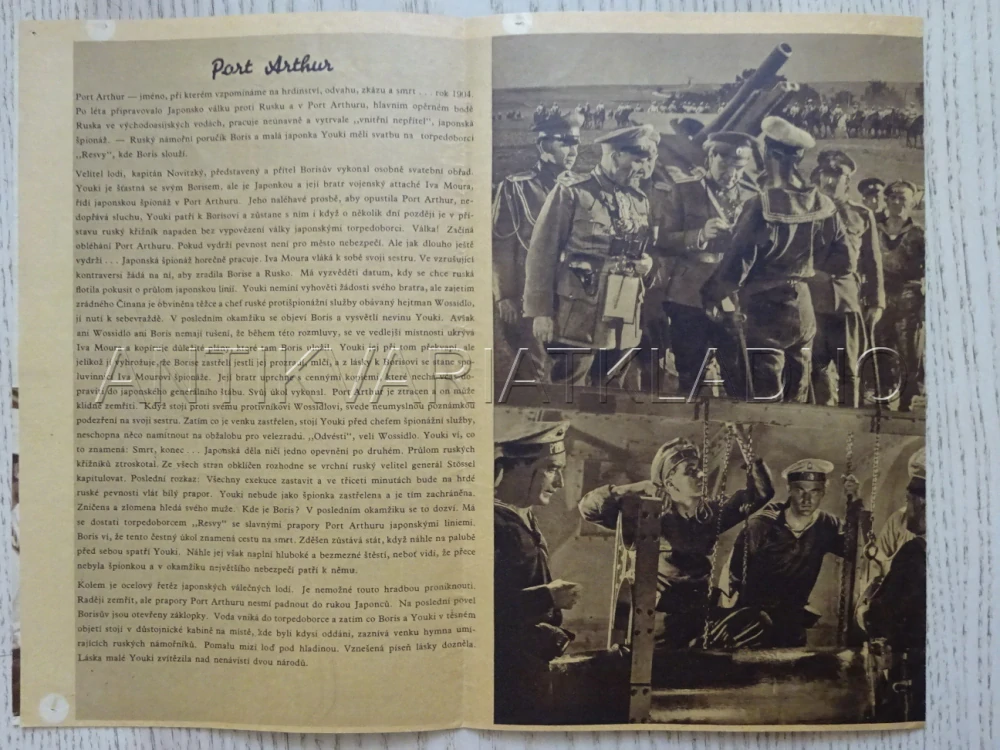 PORT ARTHUR, A. WOHLBRUCK, BIO PROGRAM Č. 415, 1936