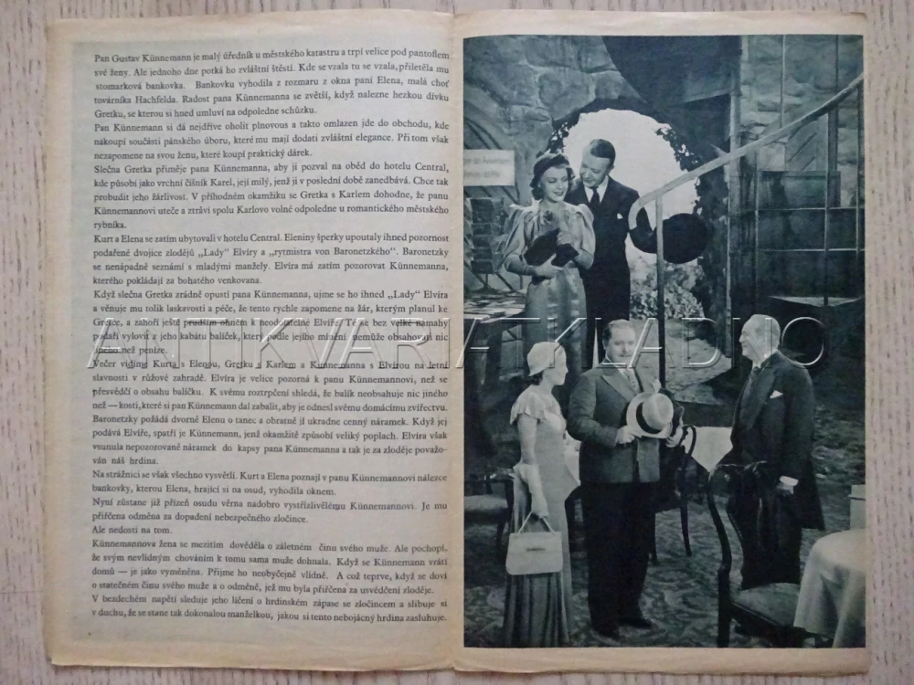 ŠTĚSTÍ Z NEBE, W. DOHM, BIO PROGRAM Č. 487, 1937