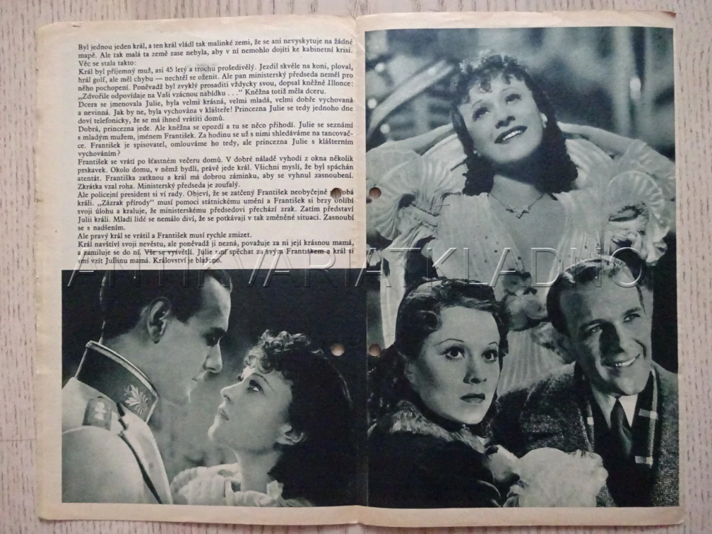 ZEMĚ LÁSKY, A. MATTERSTOCK, BIO PROGRAM Č. 500, 1937