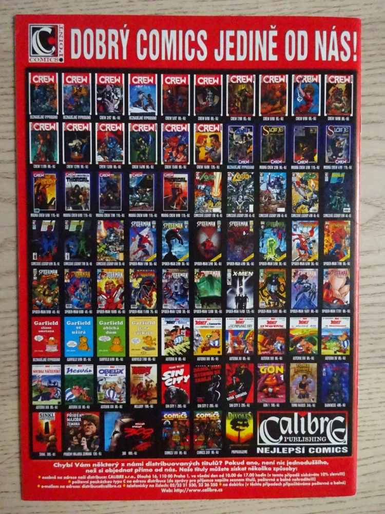 ČASOPIS COMICS, 7/2001