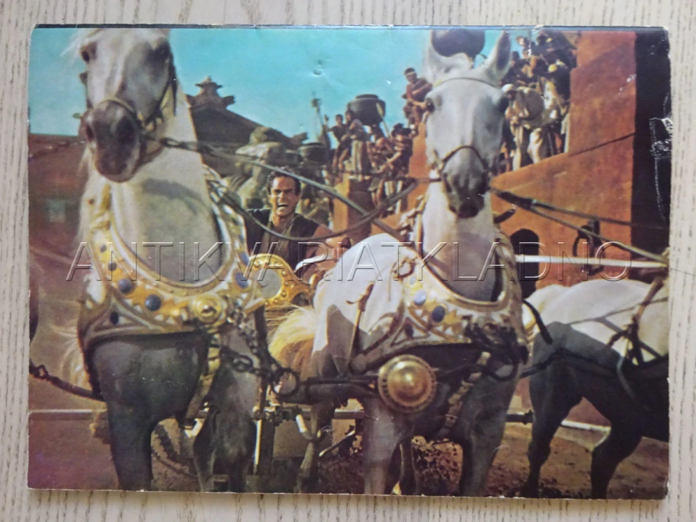 BEN HUR, CH. HESTON, ANGLICKY, PROGRAM