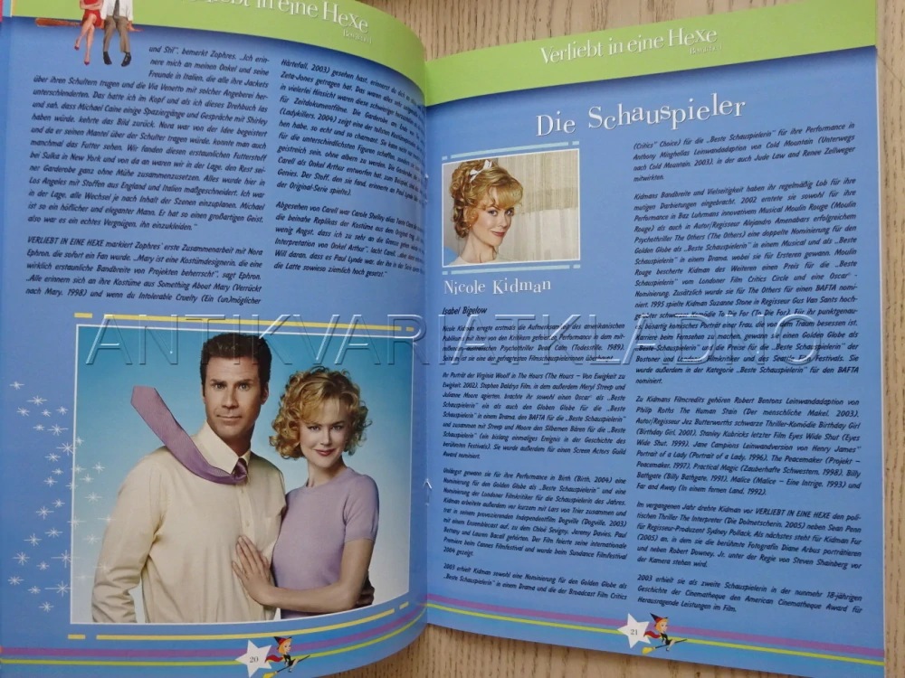MOJE KRÁSNÁ ČARODĚJKA, N. KIDMAN, NĚMECKY, PROGRAM