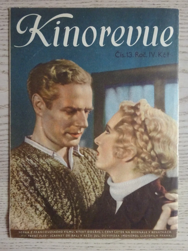 KINOREVUE, Č. 13, 1937, JOAN BENNETT, WARNER BAXTER