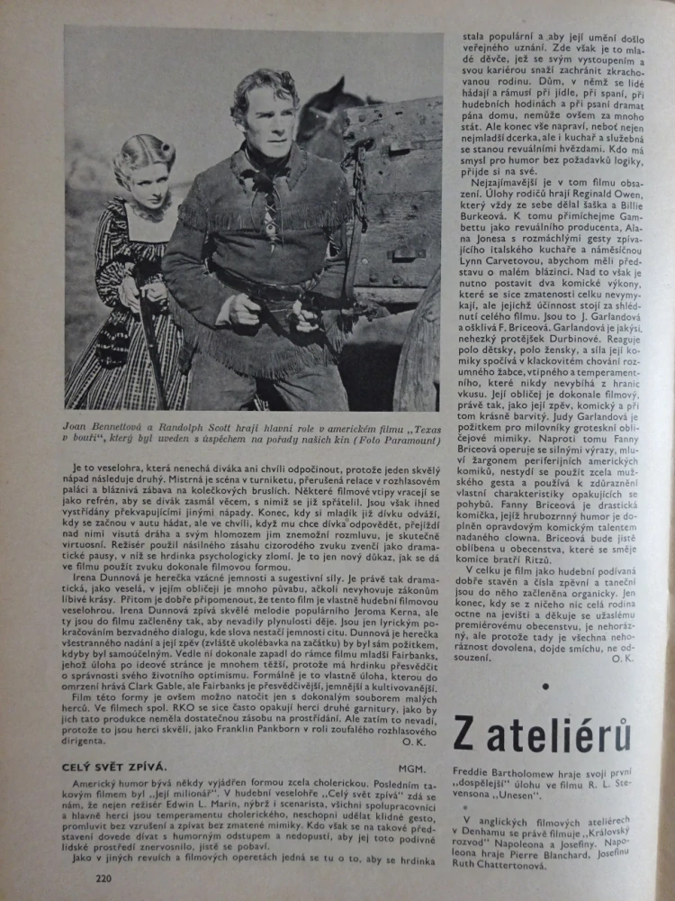 KINOREVUE, Č. 11, 1938, TYRONE POWER