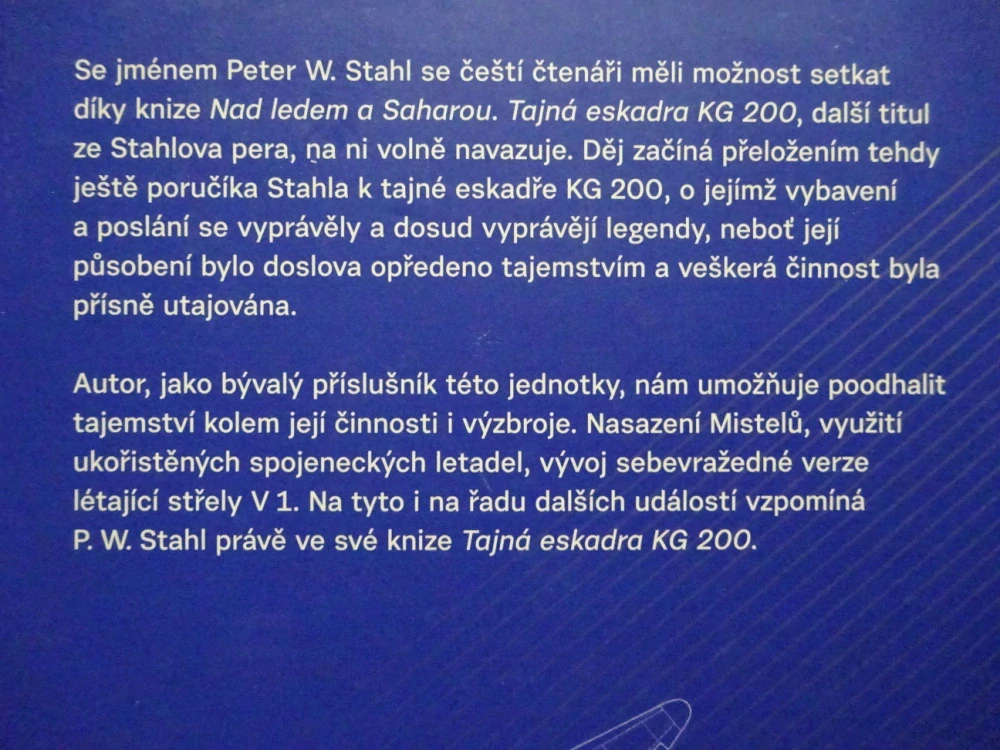 TAJNÁ ESKADRA, P. W. STAHL, **an
