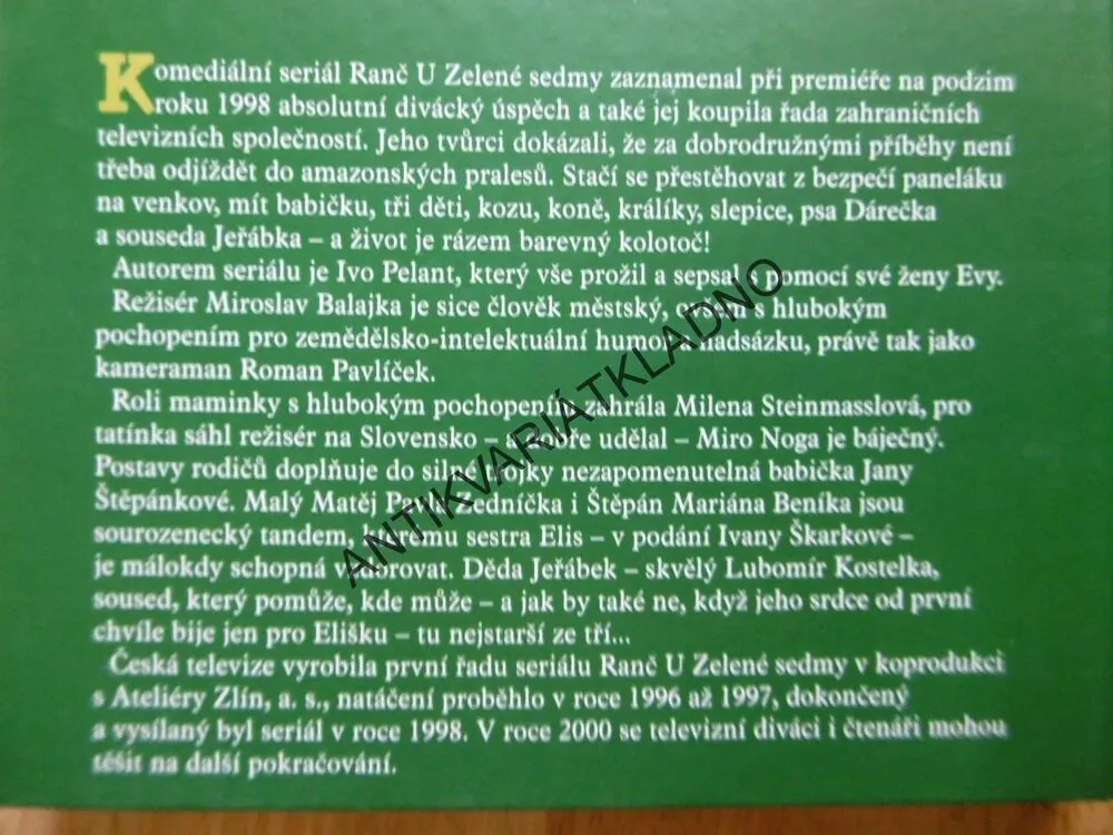 RANČ U ZELENÉ SEDMY, 1-2, EVA A IVO PELANT