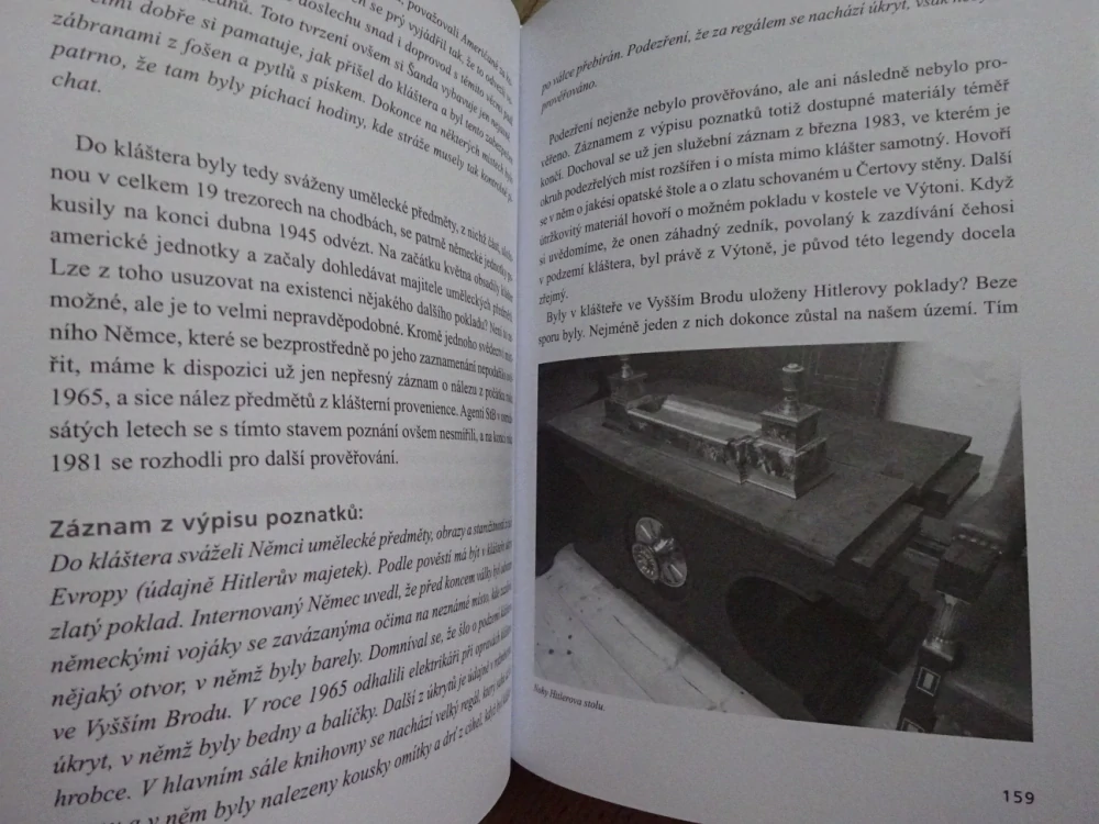 NACISTICKÉ POKLADY A STB, JAROSLAV V. MAREŠ, **an