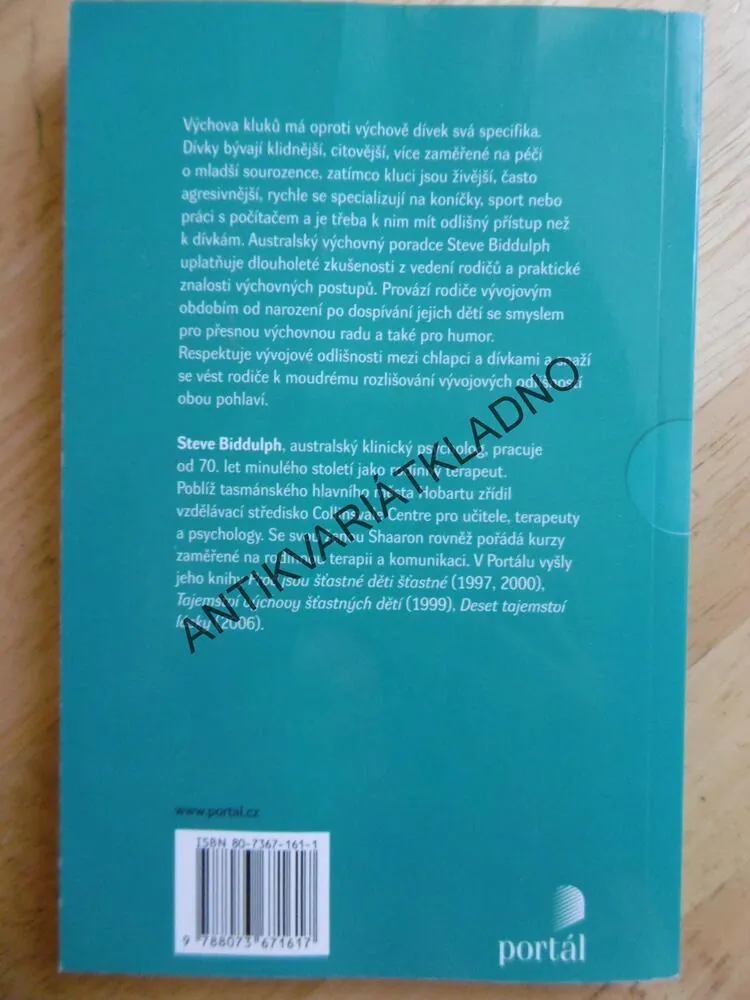 VÝCHOVA KLUKŮ, STEVE BIDDULPH,