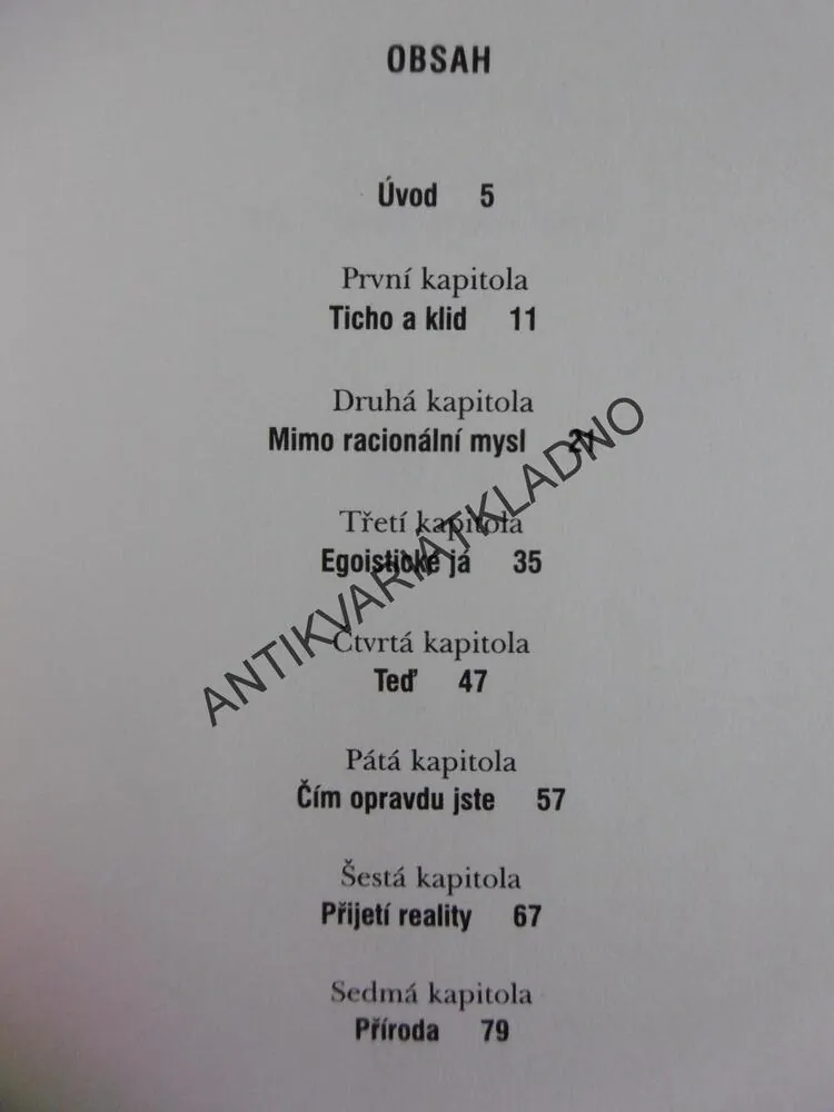 TICHO PROMLOUVÁ, ECKHART TOLLE