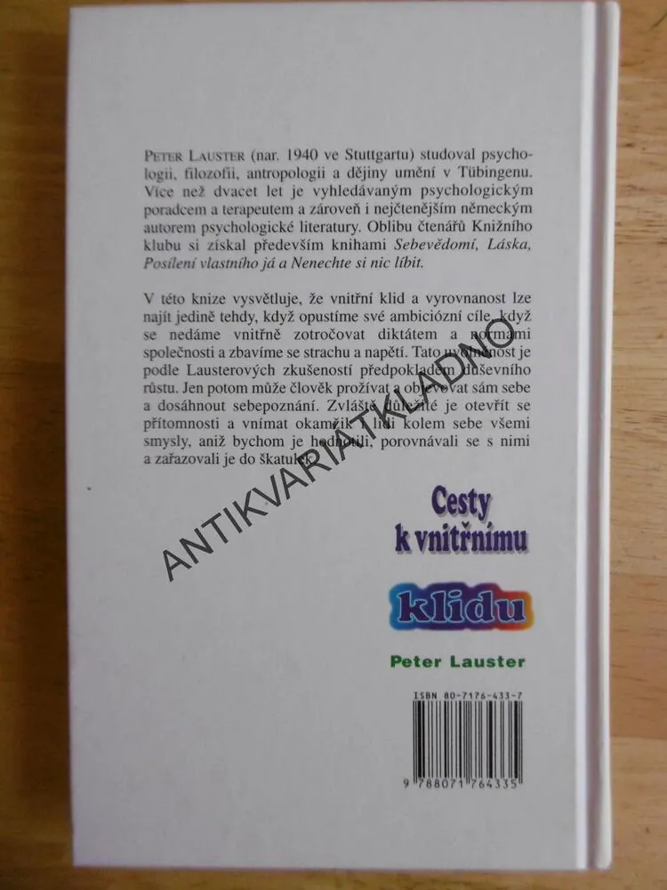 CESTY K VNITŘNÍMU KLIDU, PETER LAUSTER