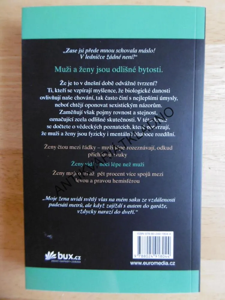 PROČ MUŽI NEPOSLOUCHAJÍ A ŽENY NEUMĚJÍ ČÍST V MAPÁCH, ALLAN A BARBARA PEASOVI, **an