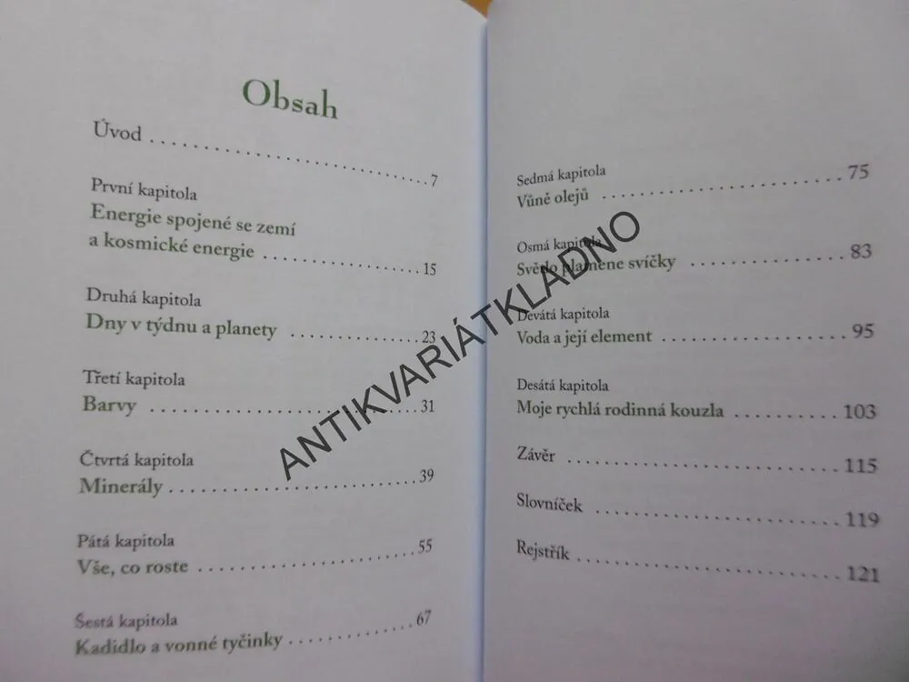 BÍLÁ MAGIE, KOUZLA PRO KAŽDÝ DEN. ABREVOVÁ, **an