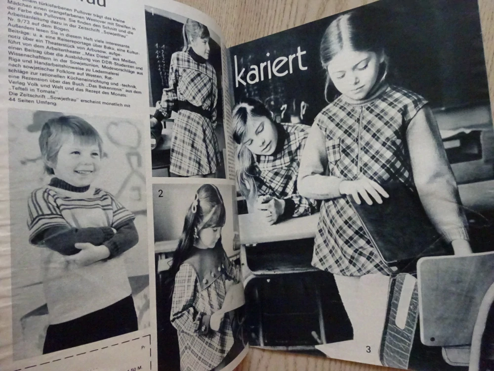 PRAMO 9/73, PRAKTISCHE MODE, MÓDA, ČASOPIS, NĚMECKY