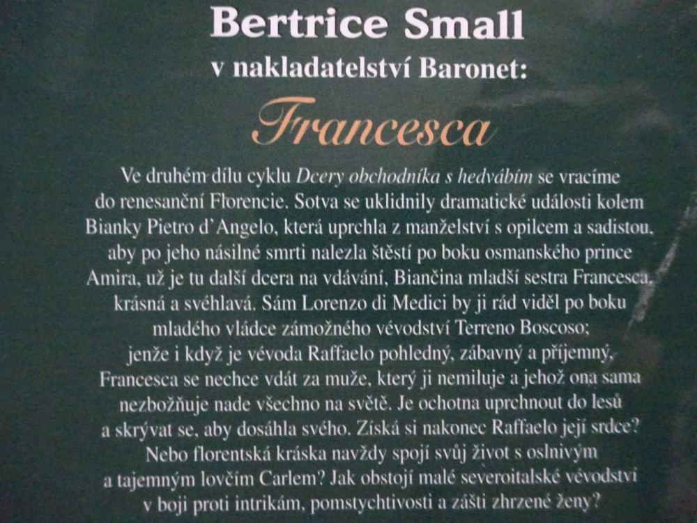 FRANCESCA, BERTRICE SMALL, **an
