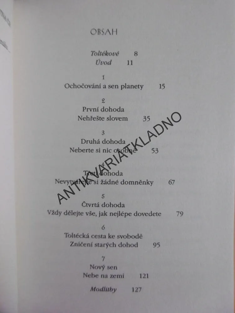 ČTYŘI DOHODY, DON MIGUEL RUIZ, **an