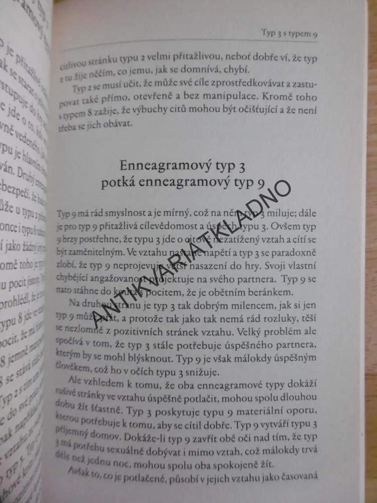 ENNEAGRAM PARTNERSKÝCH VZTAHŮ,